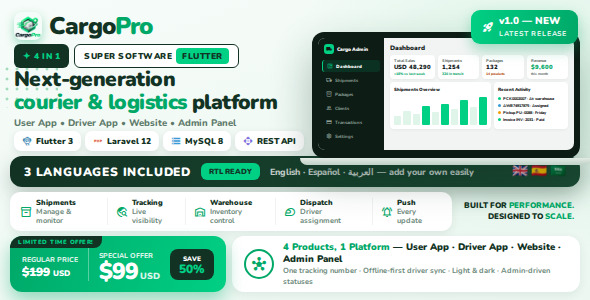 CargoPRO – Courier & Delivery Management System
